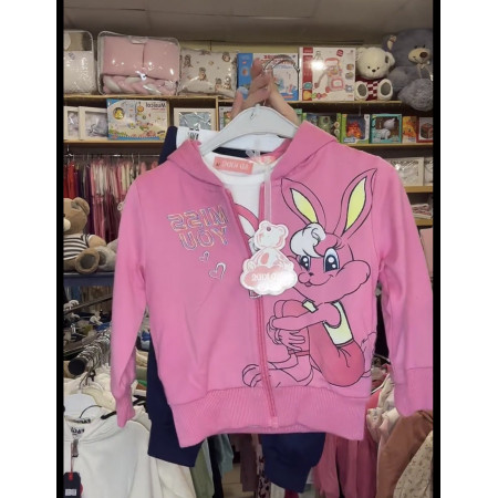 Спортивний костюм трійка для дівчинки (1–5 років) – дві кофти та штани