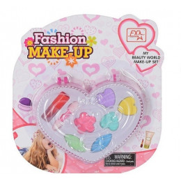 Дитяча косметика FX770-105 — тіні, помада та пензлики на аркуші для дівчаток