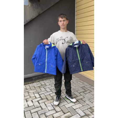 Демісезонна куртка для хлопчика 1–8 років — стильна дитяча куртка у 2 кольорах  