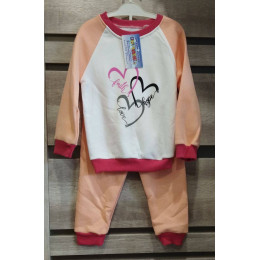 Костюм-двійка для дівчинки 1-4 роки • комплект кофта + штани, 2 кольори